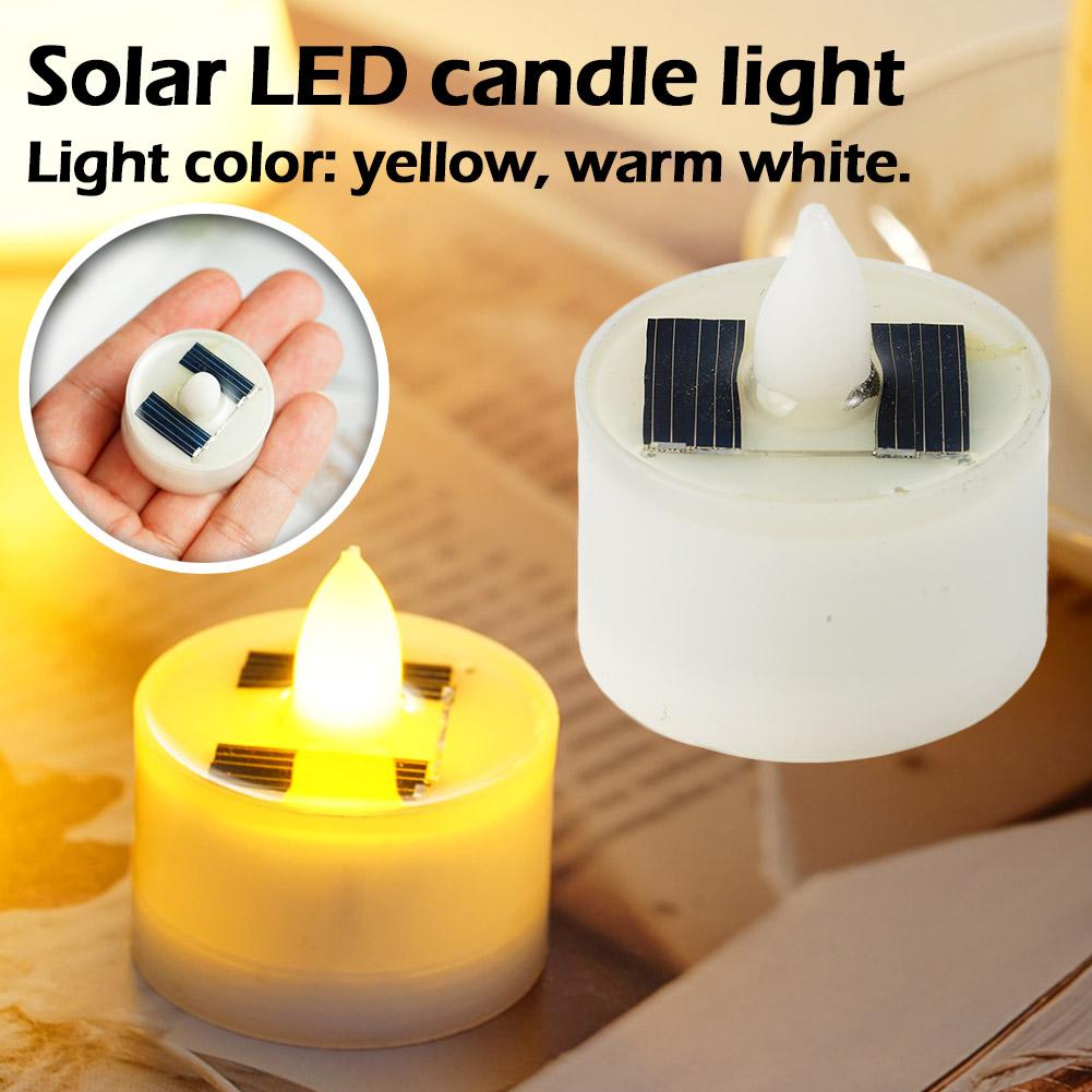 Beeswax Taper Candle - Nowe świeczki słoneczne Bezpłomieniowe świeczki LED