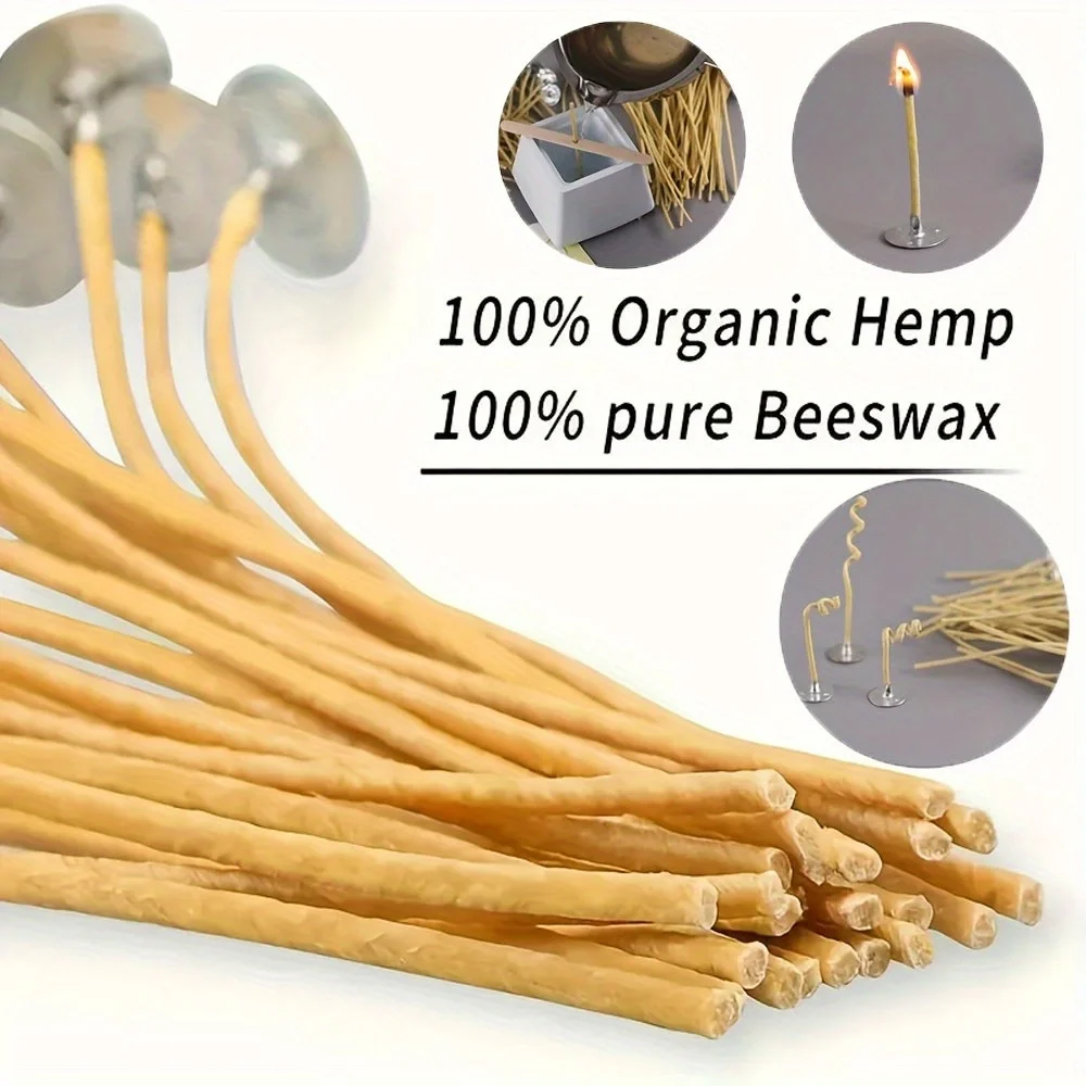 Knoty do świec 50 PCS 8-calowy – Beeswax Taper Candle recenzja i cena