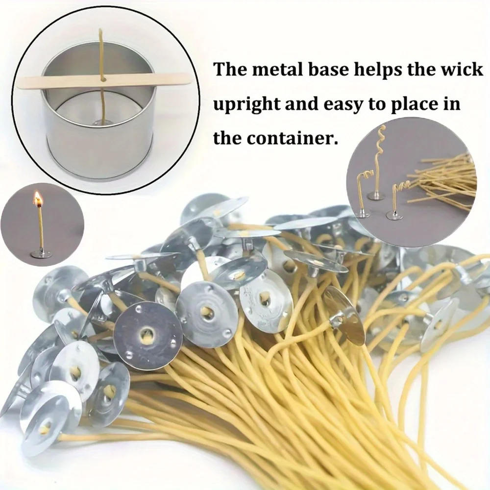 Knoty do świec 50 PCS 8-calowy – Beeswax Taper Candle recenzja i cena