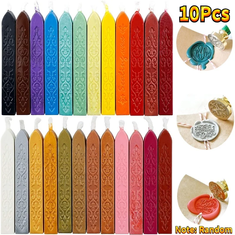 10Pcs Sealing Wax Sticks Color – Beeswax Taper Candle recenzja i cena