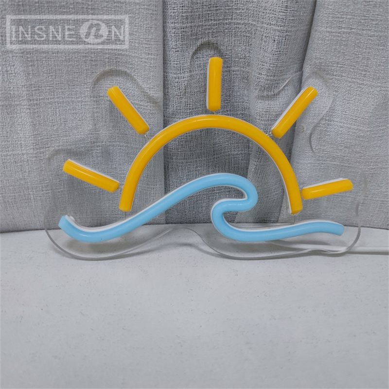 Wave Sunset Neon Sign LED Sun  – Home Fragrance Ocean Breeze recenzja i cena