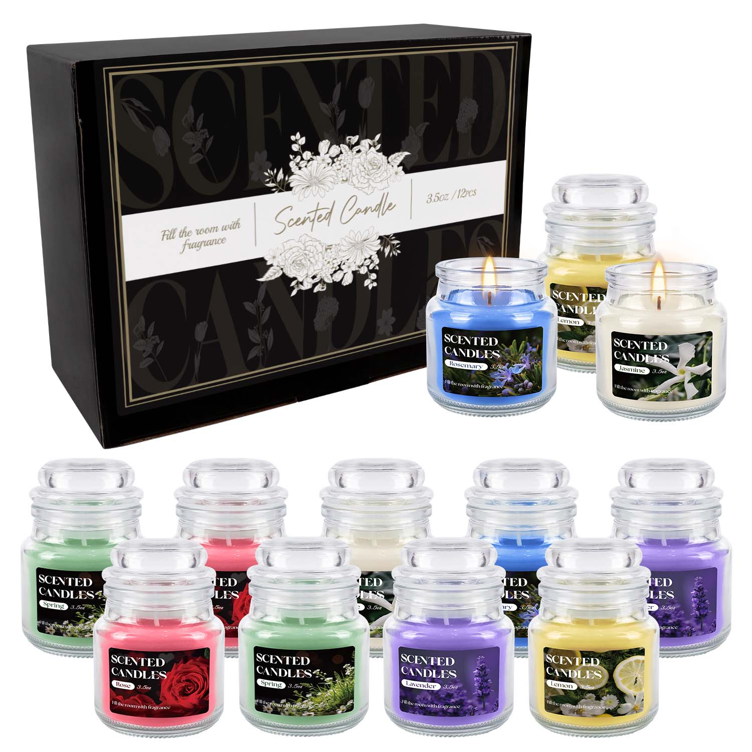 12 sztuk obrotowych świec zapa – Home Fragrance Options recenzja i cena
