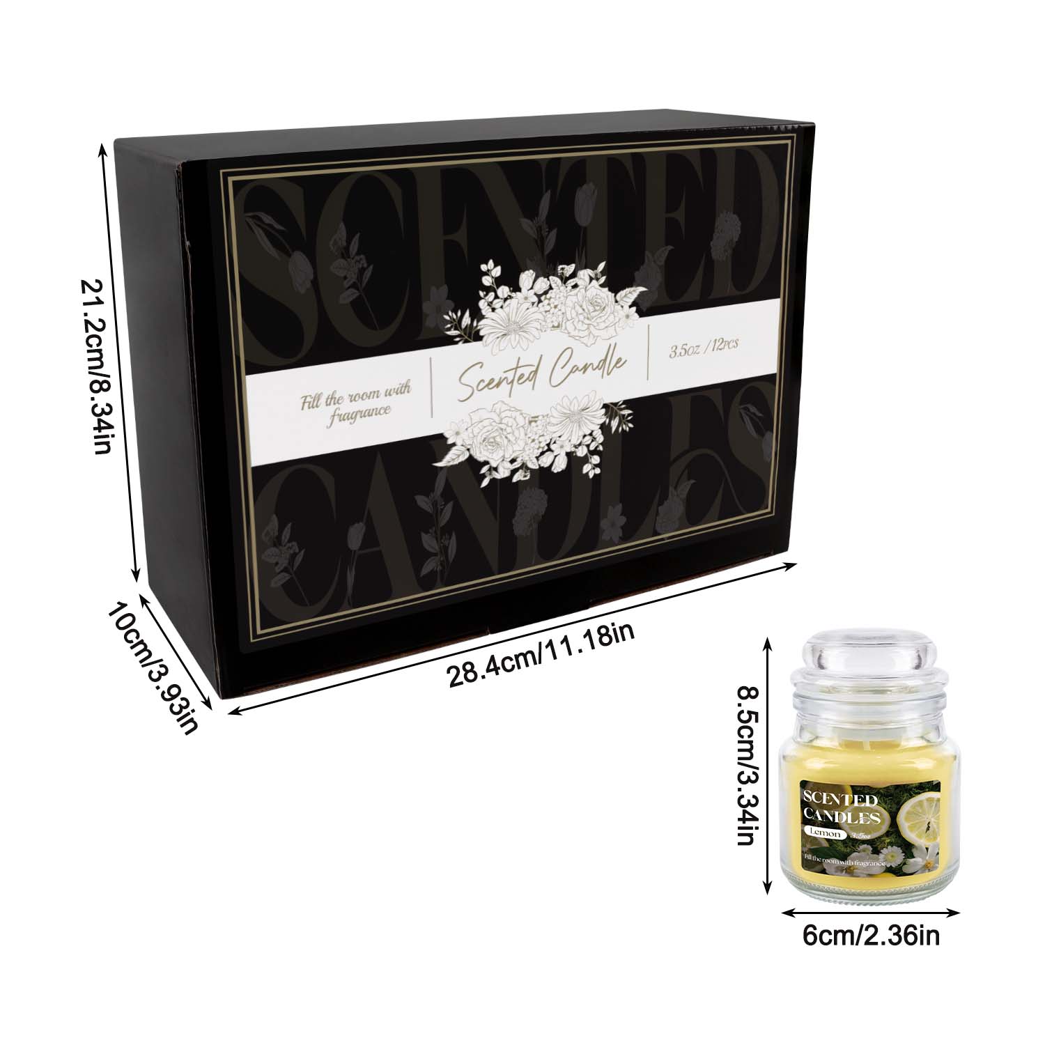 12 sztuk obrotowych świec zapa – Home Fragrance Options recenzja i cena