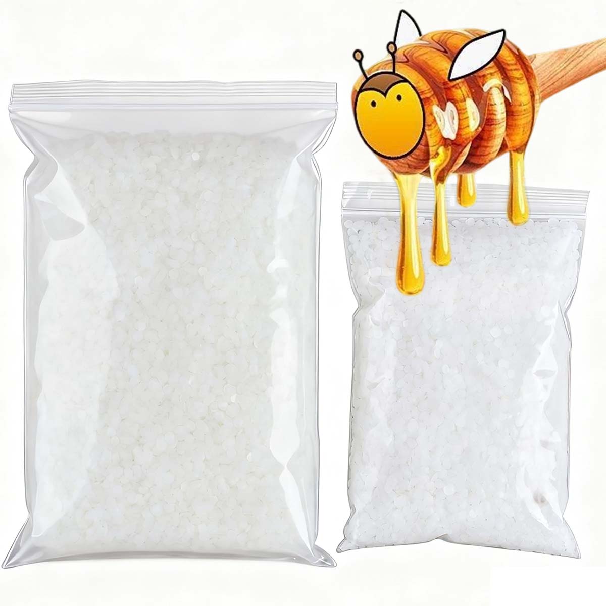 200g-1000g Biały Wosk Pszczeli – Beeswax Taper Candle recenzja i cena