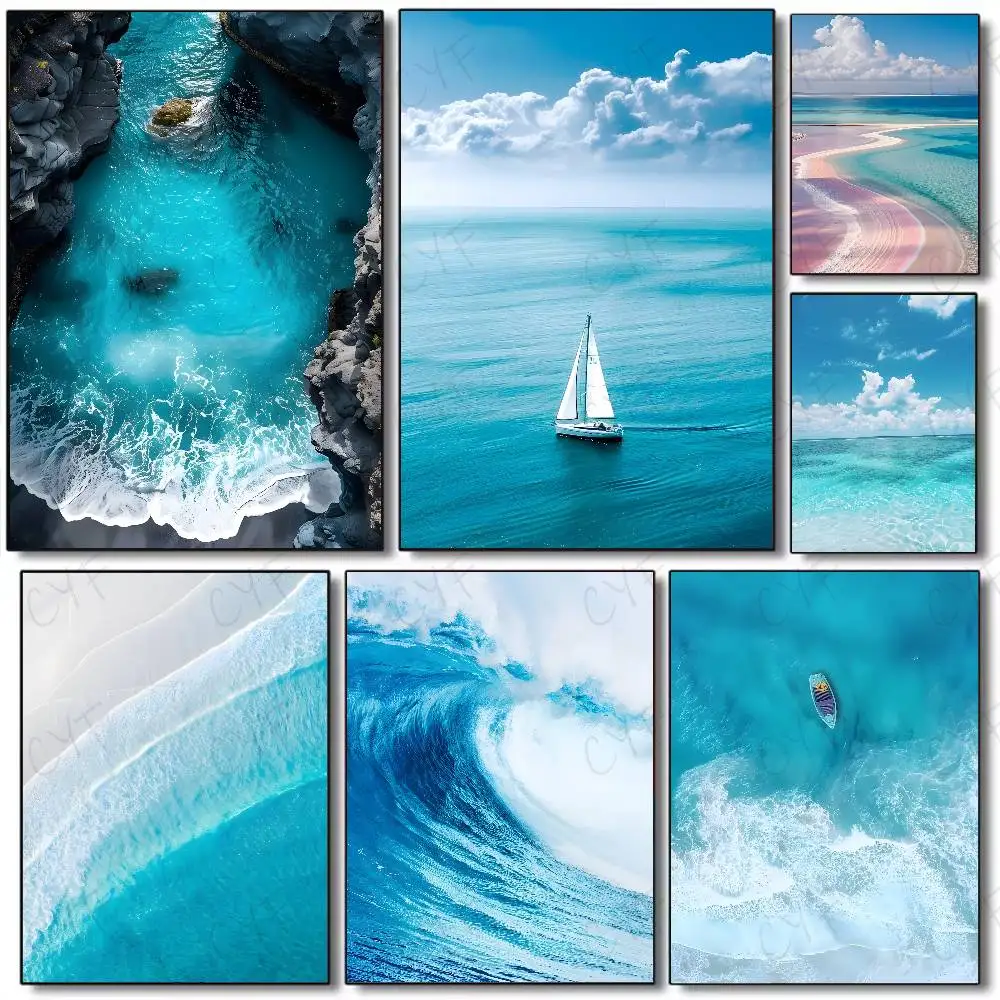 Plakat Plaża Ocean Fala Druk n – Home Fragrance Ocean Breeze recenzja i cena