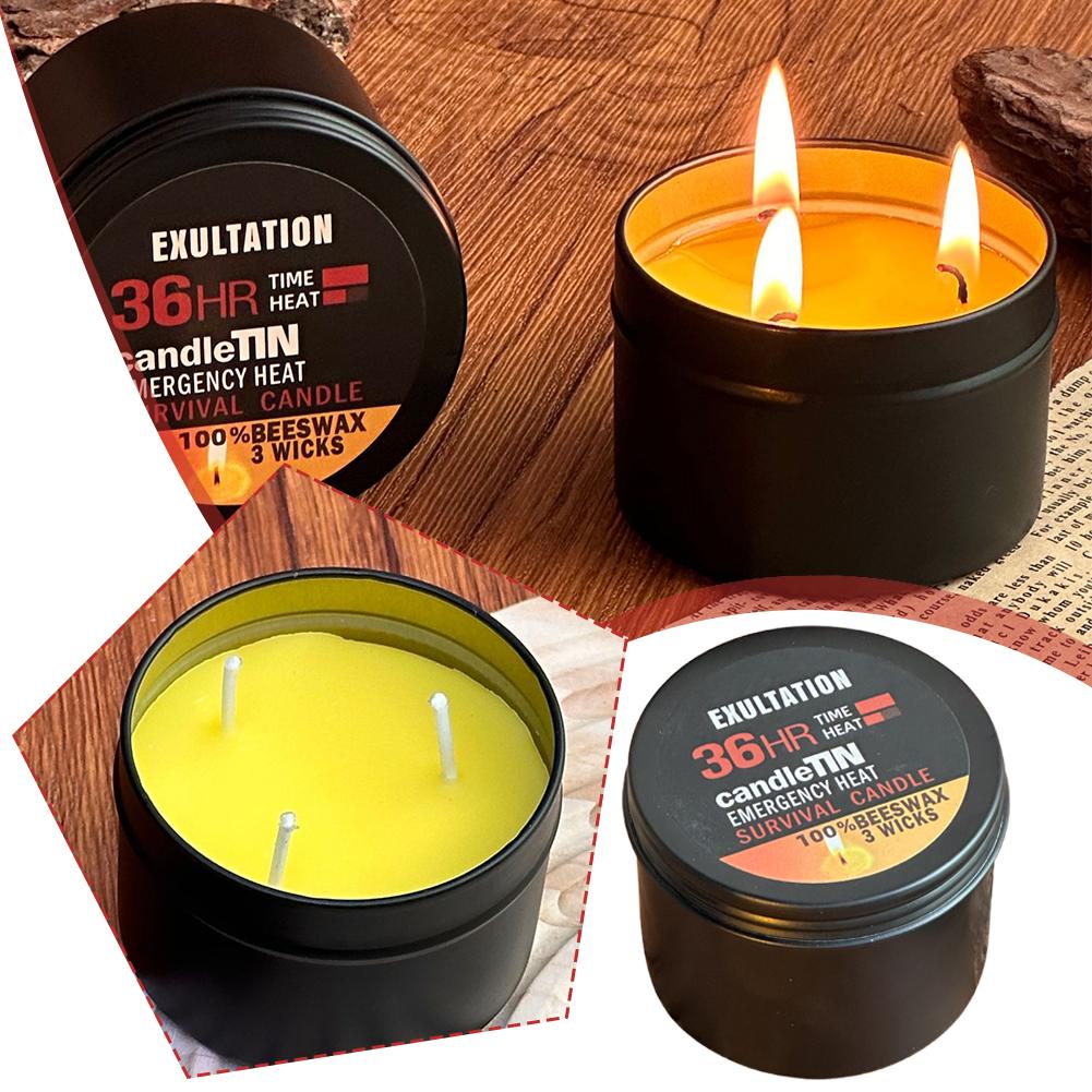 Świeca awaryjna 36 godzin 3 kn – Beeswax Taper Candle recenzja i cena